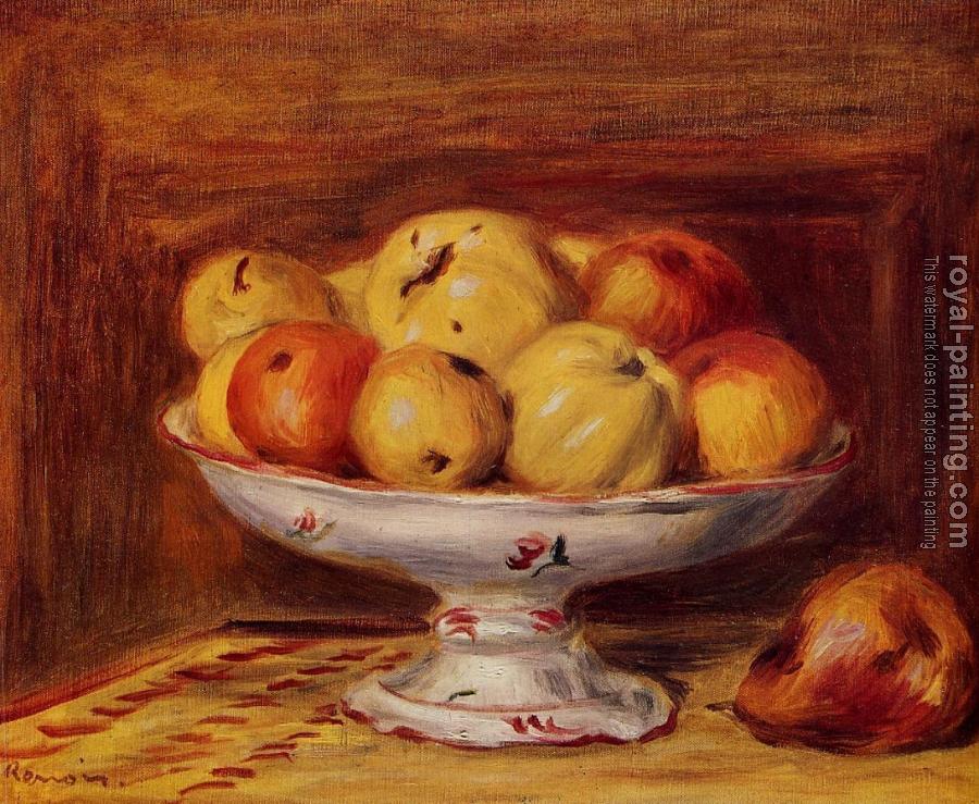 Pierre Auguste Renoir : Still Life with Apples and Pears